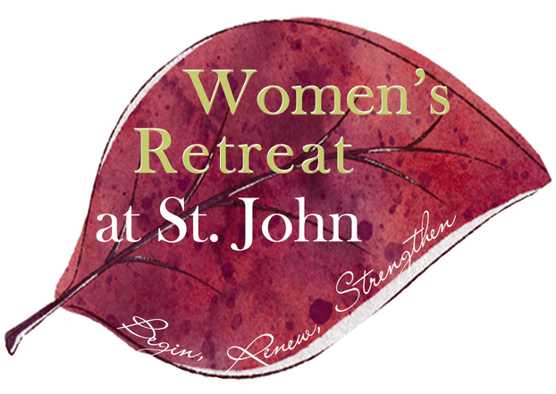 St. John Women's Retreat Logo Begin Renew Strengthen